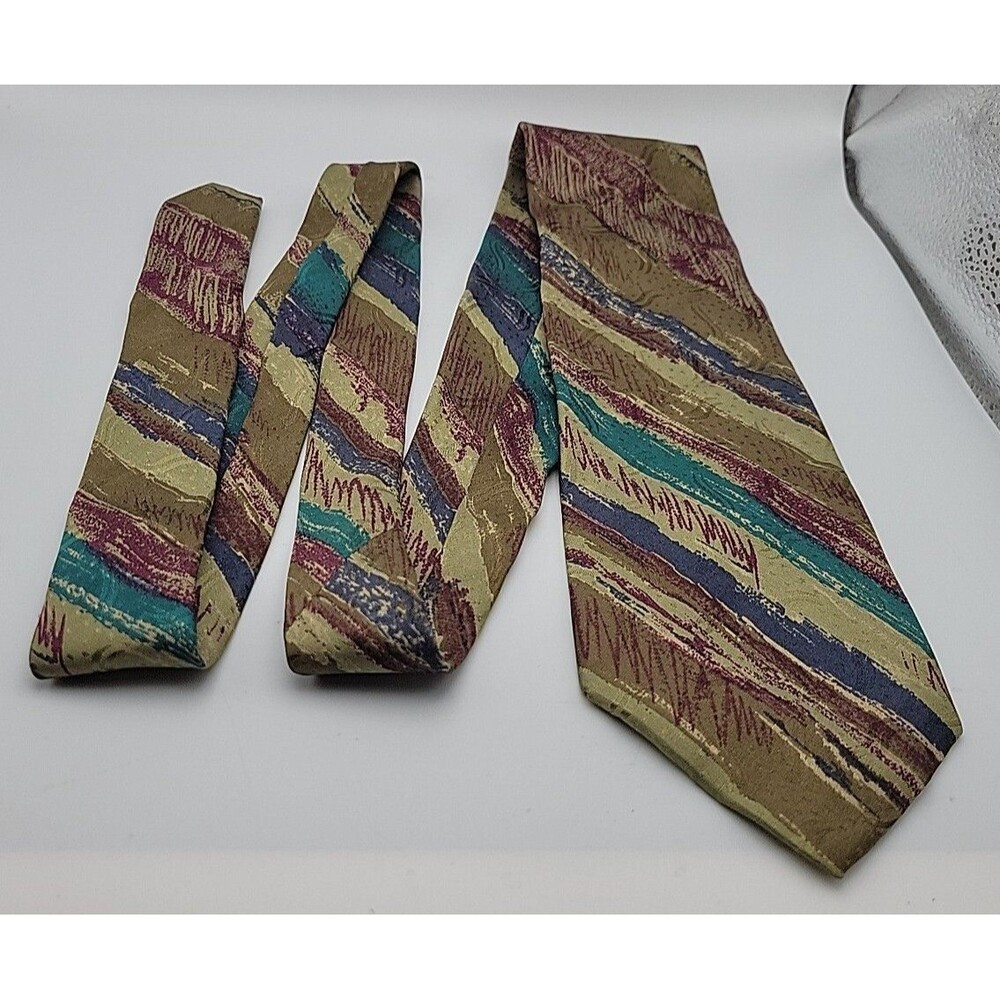 Firenze Mondo di Marco Designer Tie Men's Silk Necktie Hand Made Italy Colorful!
